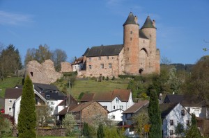 Die Bertradaburg in Mürlenbach